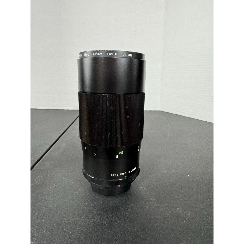 Vivitar 200mm f/3.5 Auto‎ Telephoto Lens 62mm 28415657 Made in Japan - case